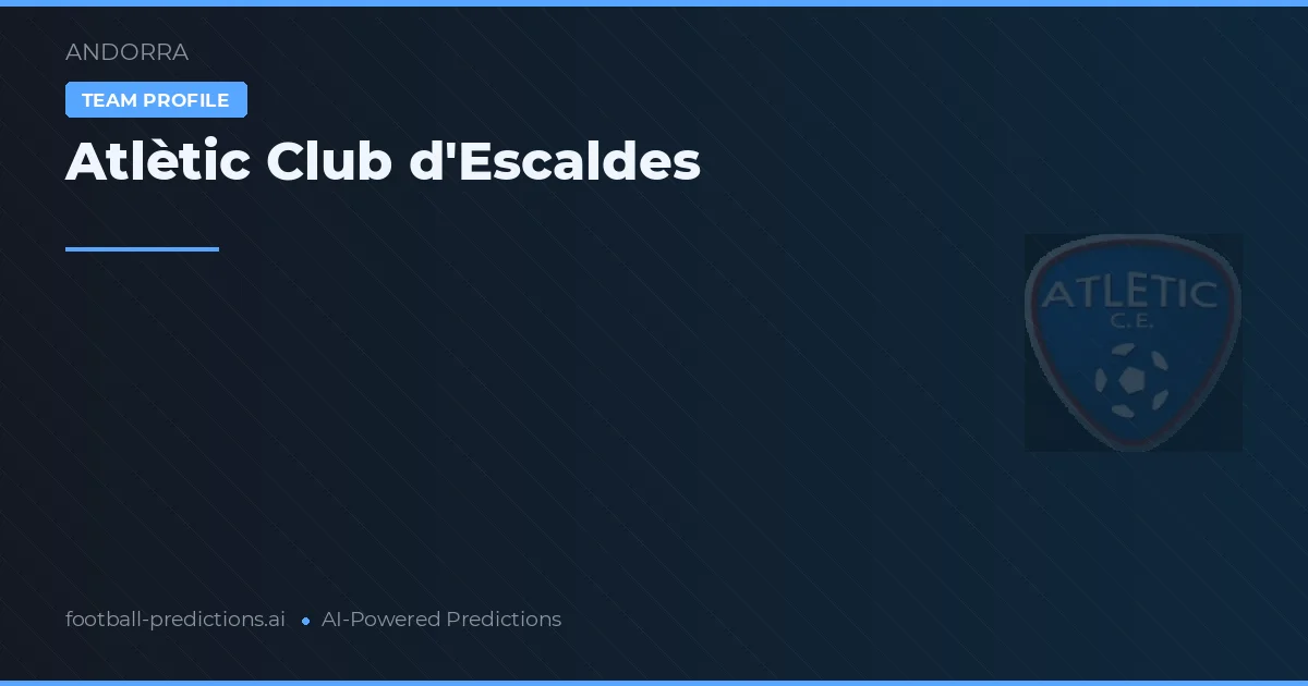 Atlètic Club de Escaldes Palpites & Estatísticas
