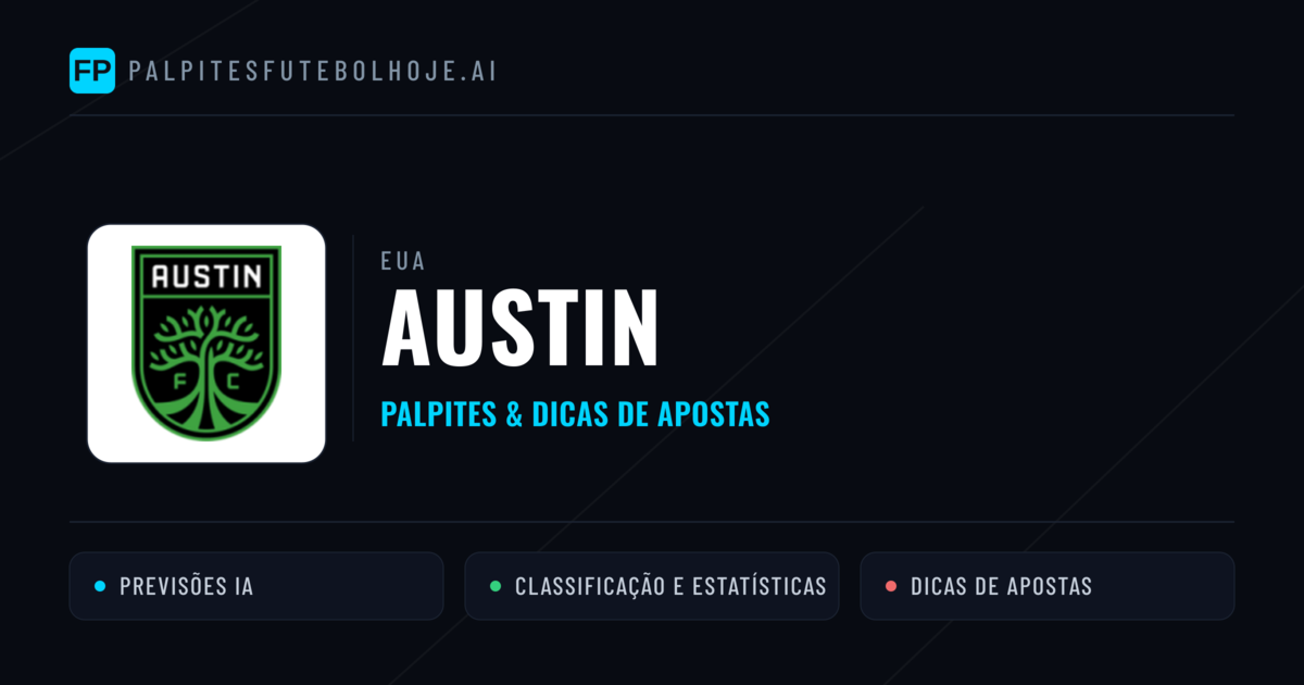 Austin Palpites & Estatísticas