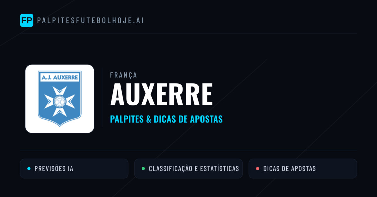 Auxerre Palpites & Estatísticas