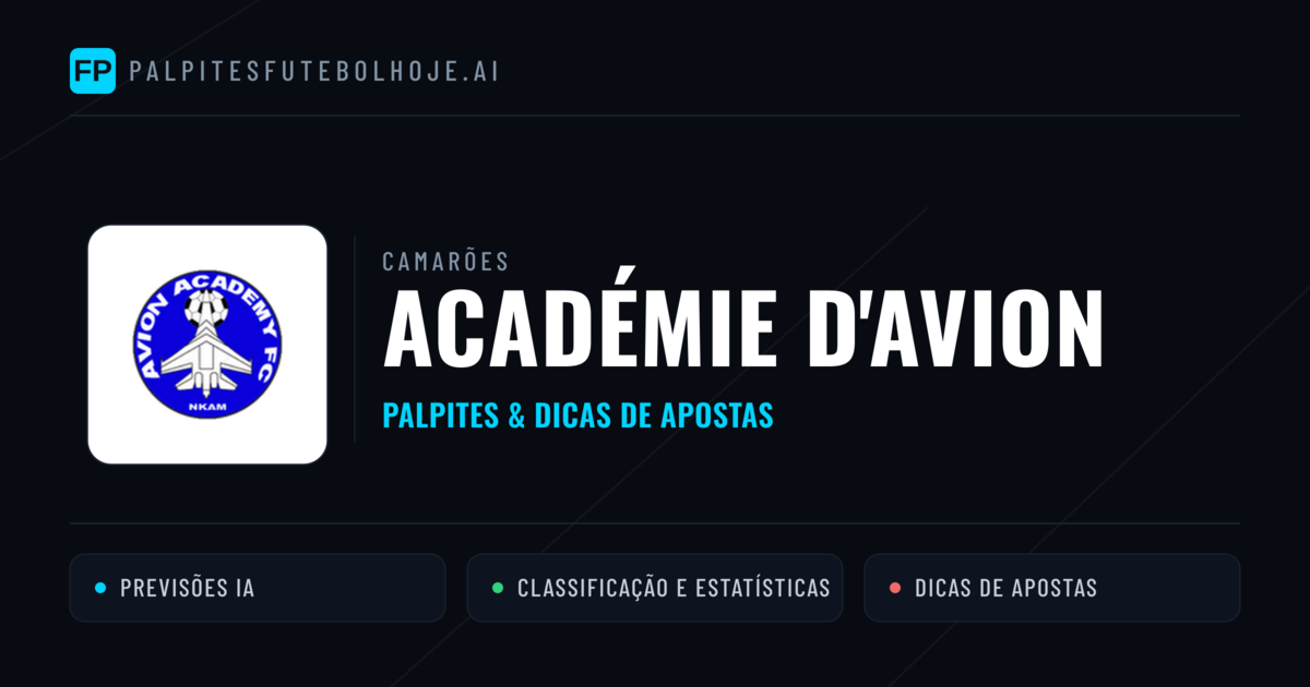 Académie d'Avion Palpites & Estatísticas
