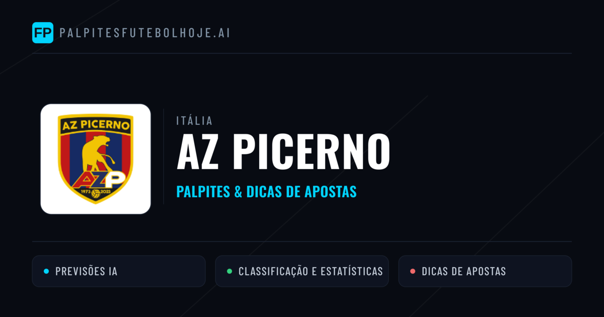 AZ Picerno Palpites & Estatísticas