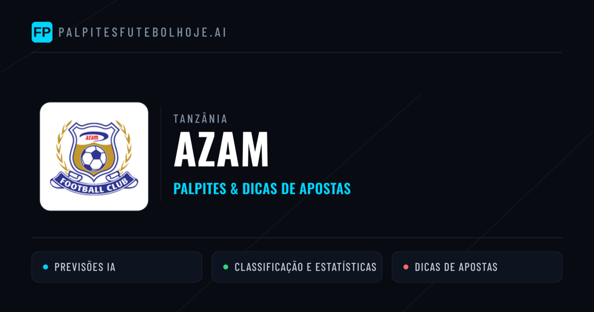 Azam Palpites & Estatísticas