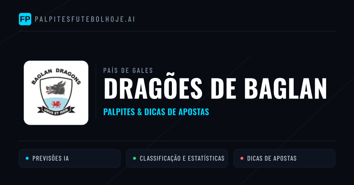 Dragões de Baglan Palpites & Estatísticas