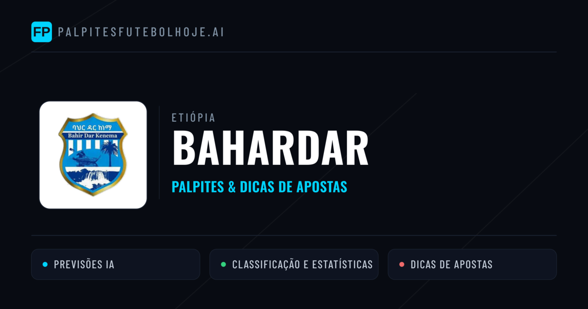 Bahardar Palpites & Estatísticas