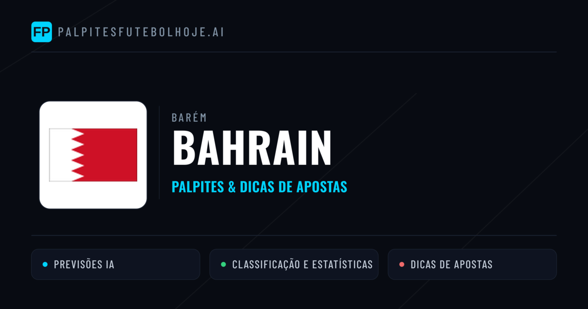 Bahrain Palpites & Estatísticas