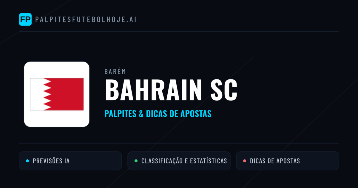 Bahrain SC Palpites & Estatísticas