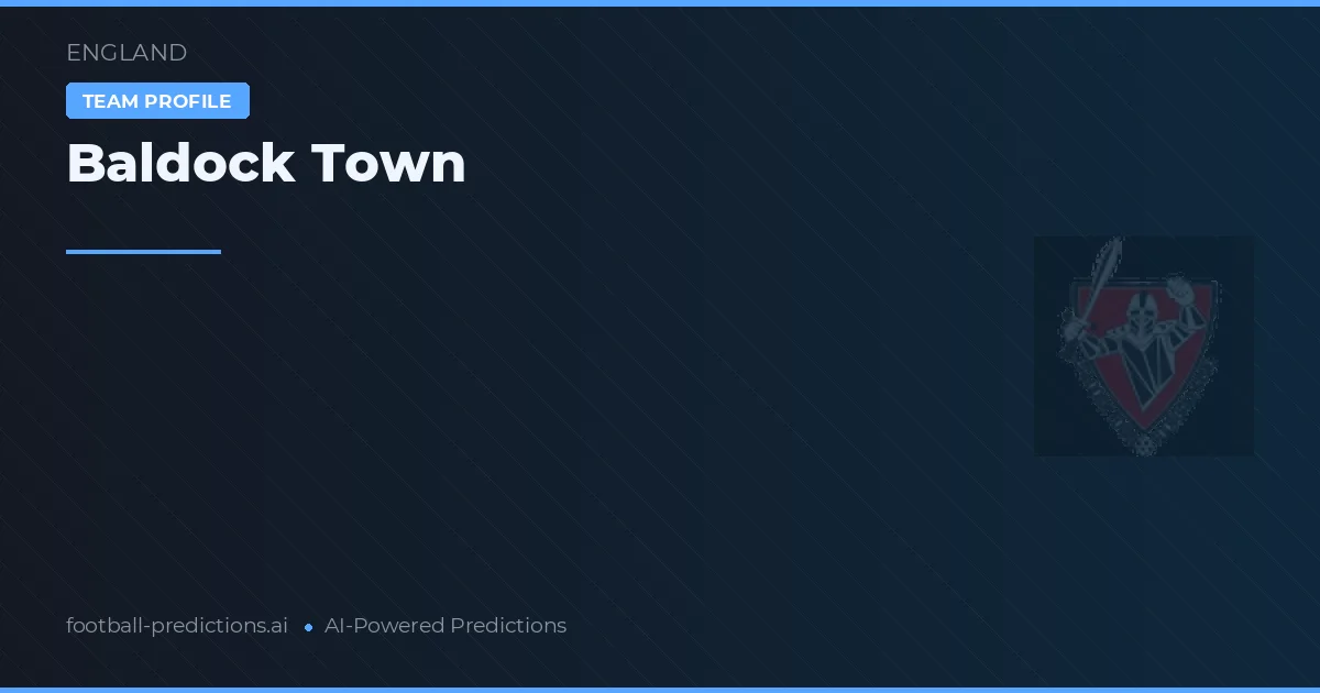 Baldock Town Palpites & Estatísticas