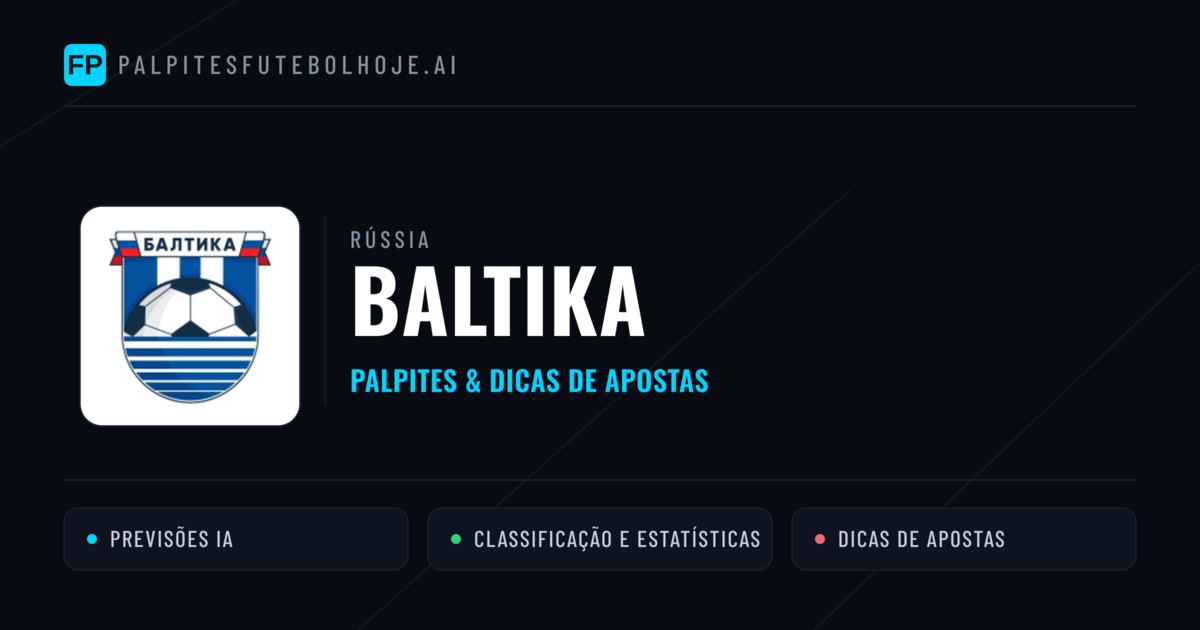 Baltika Palpites & Estatísticas
