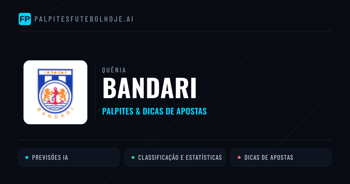 Bandari Palpites & Estatísticas