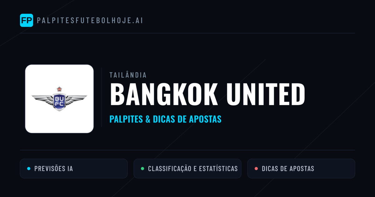 Bangkok United Palpites & Estatísticas