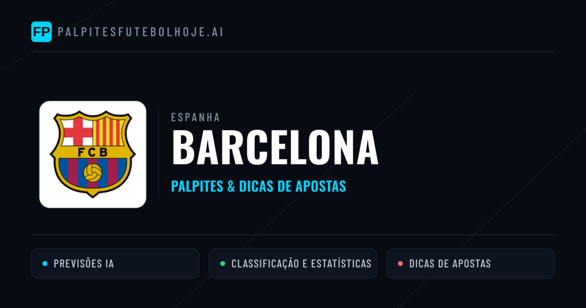 Barcelona Palpites & Estatísticas