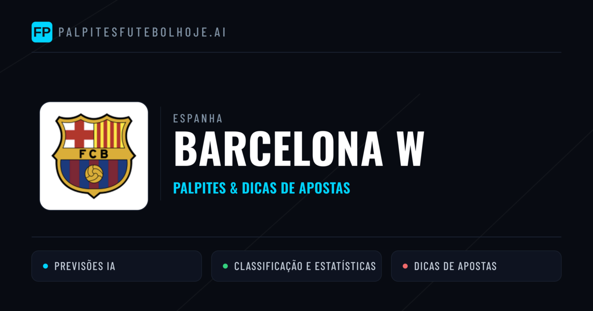 Barcelona W Palpites & Estatísticas