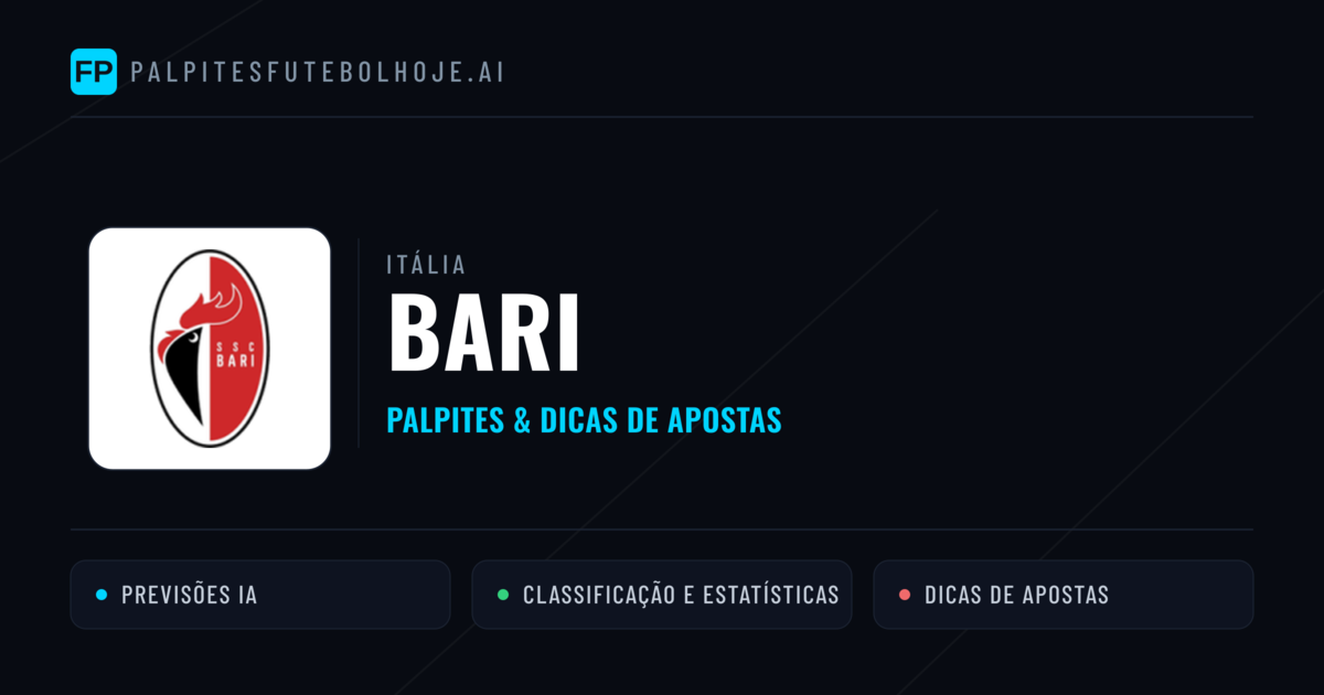Bari Palpites & Estatísticas