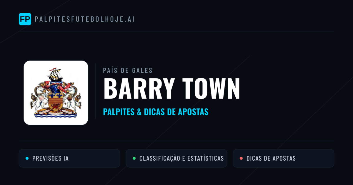 Barry Town Palpites & Estatísticas