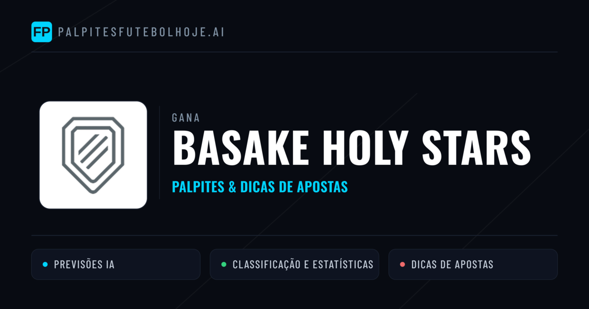Basake Holy Stars Palpites & Estatísticas