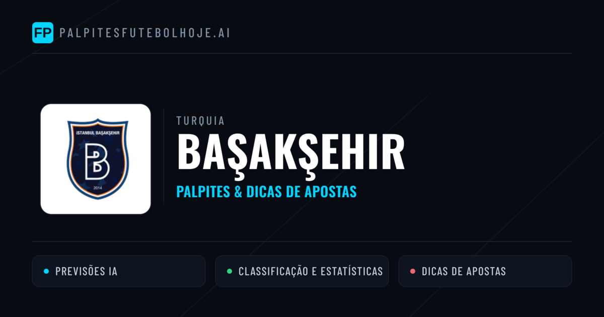 Başakşehir Palpites & Estatísticas