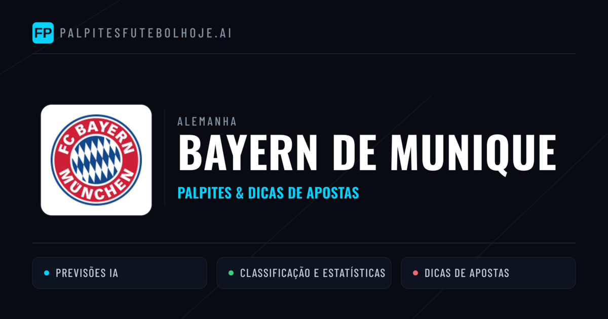 Bayern de Munique Palpites & Estatísticas