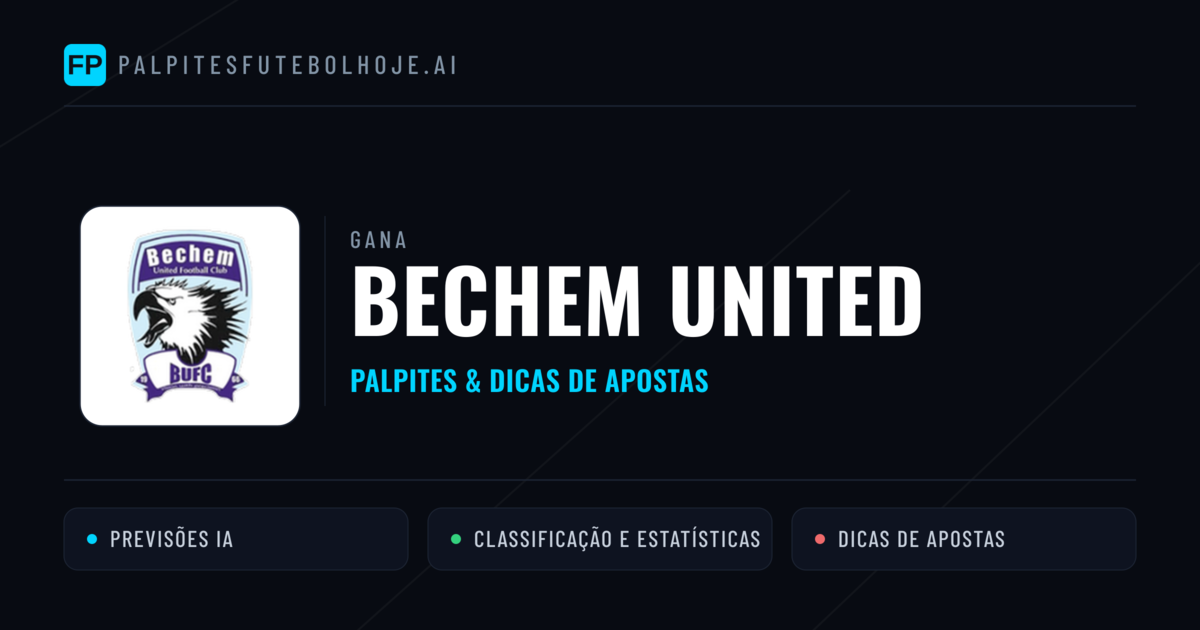 Bechem United Palpites & Estatísticas