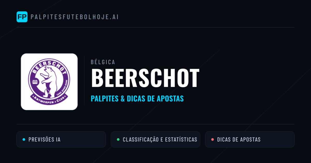 Beerschot Palpites & Estatísticas