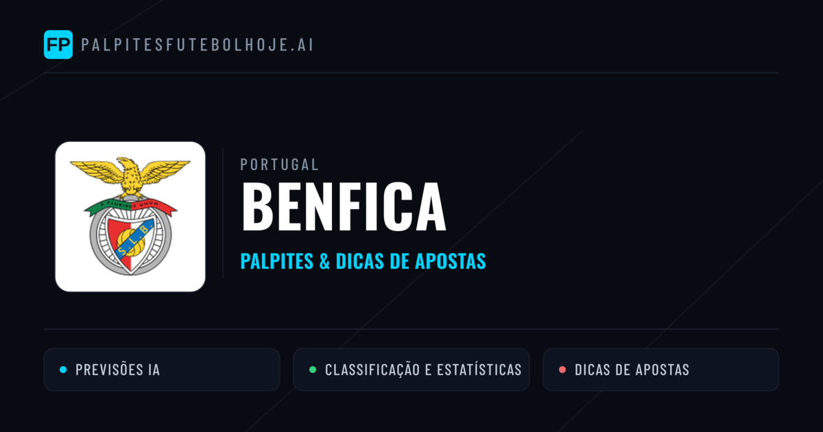 Benfica Palpites & Estatísticas