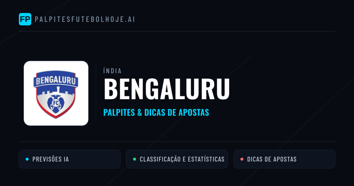 Bengaluru Palpites & Estatísticas