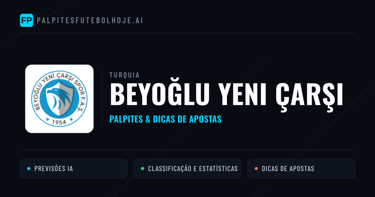 Beyoğlu Yeni Çarşı Palpites & Estatísticas