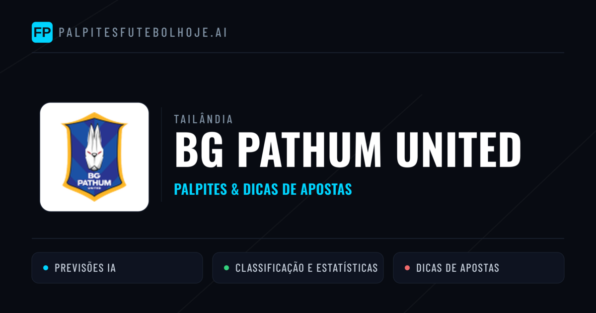 BG Pathum United Palpites & Estatísticas