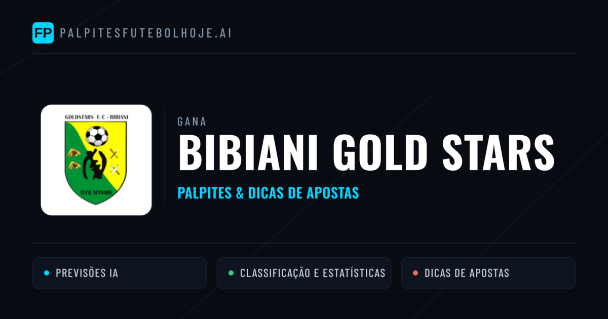 Bibiani Gold Stars Palpites & Estatísticas