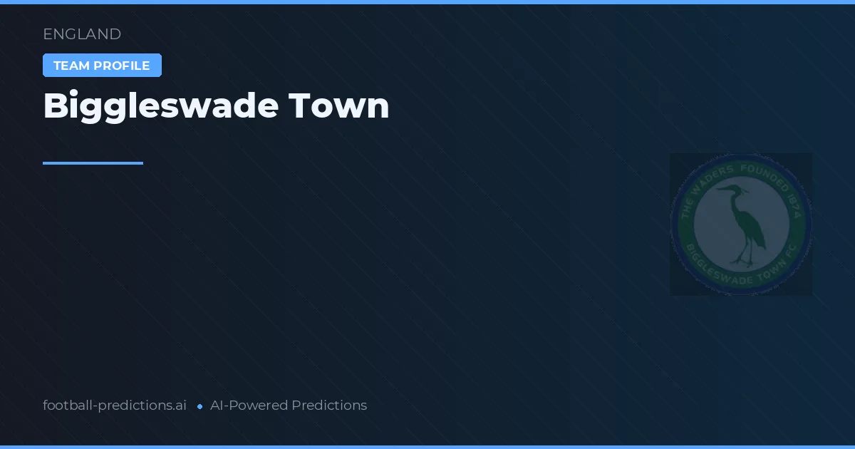 Biggleswade Town Palpites & Estatísticas