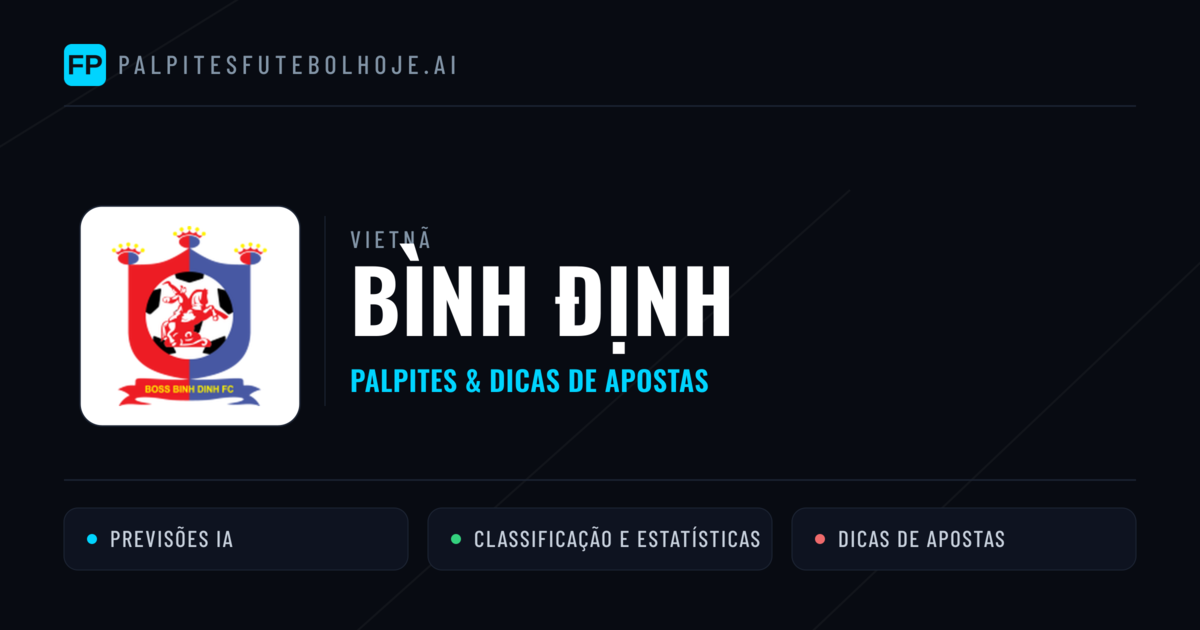 Bình Định Palpites & Estatísticas
