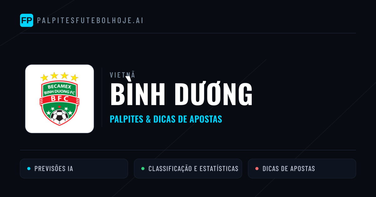 Bình Dương Palpites & Estatísticas