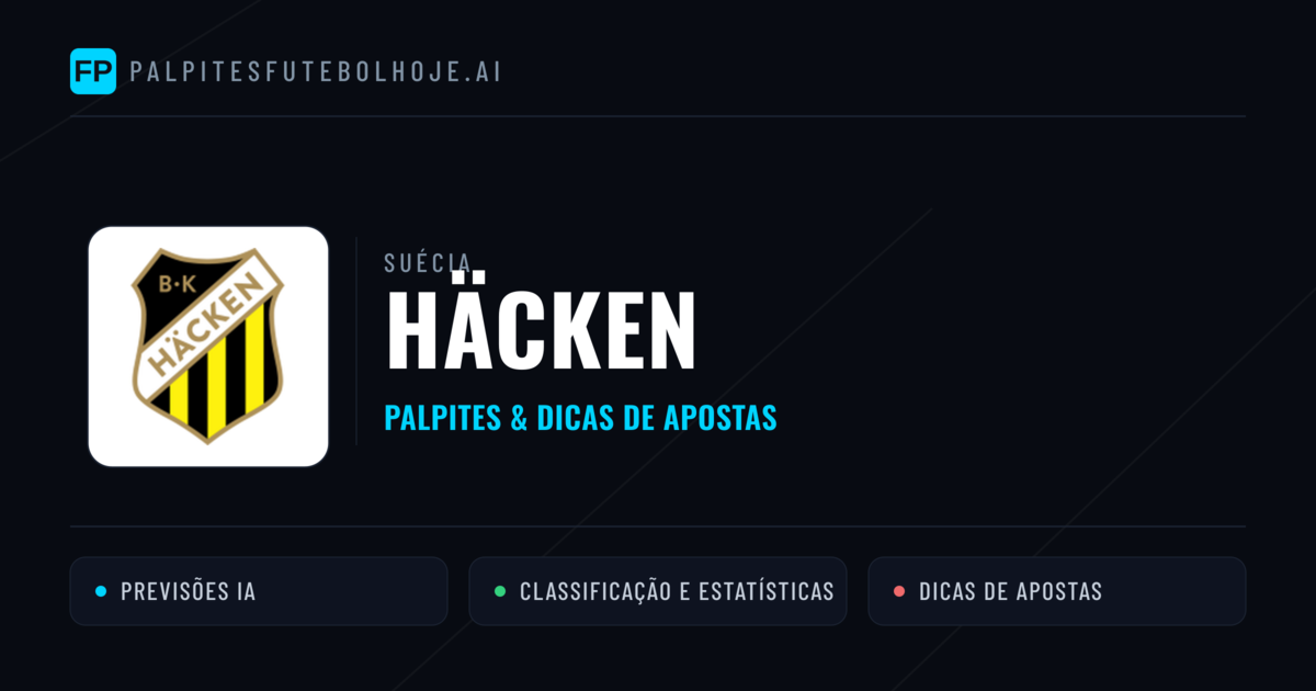 Häcken Palpites & Estatísticas