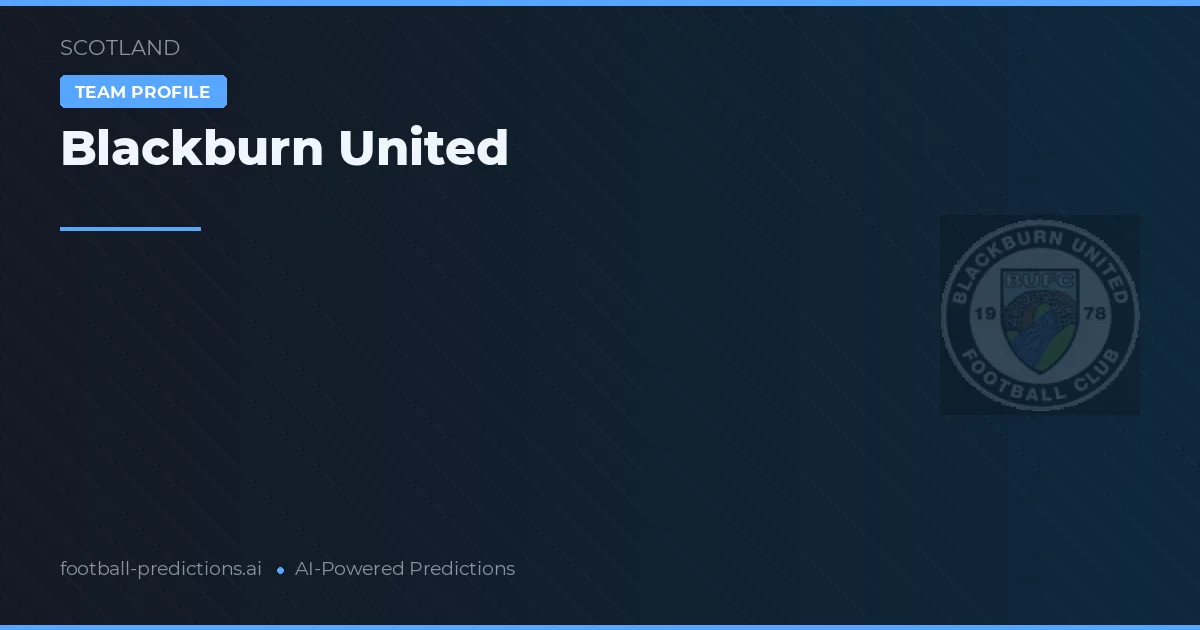 Blackburn United Palpites & Estatísticas