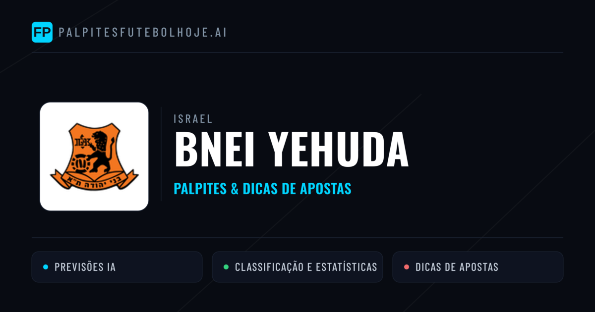 Bnei Yehuda Palpites & Estatísticas