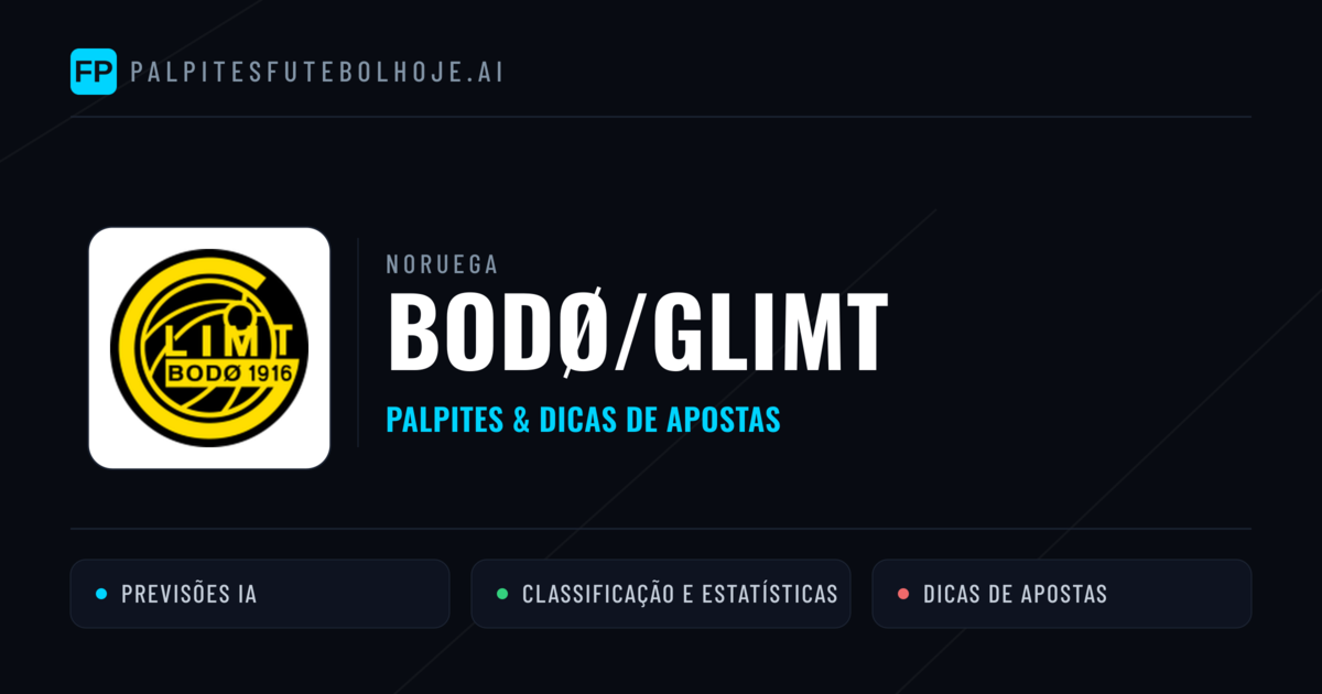 Bodø/Glimt Palpites & Estatísticas