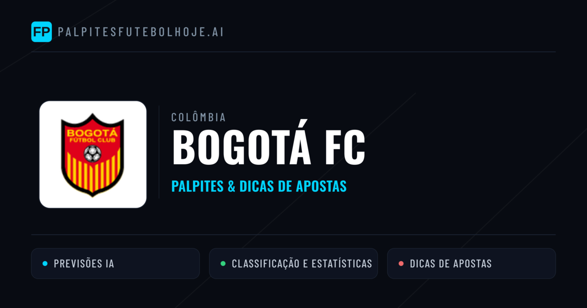 Bogotá FC Palpites & Estatísticas