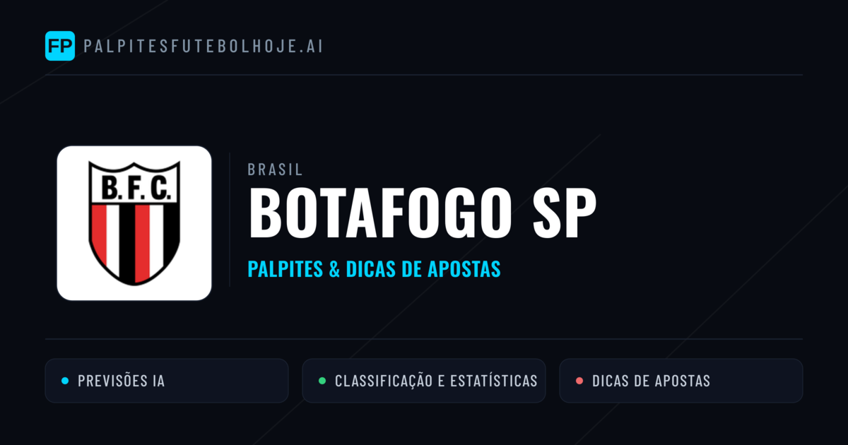 Botafogo SP Palpites & Estatísticas