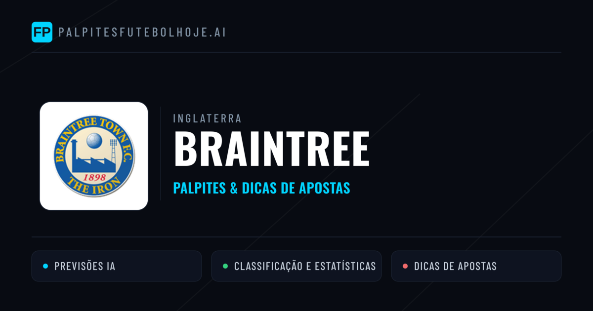 Braintree Palpites & Estatísticas