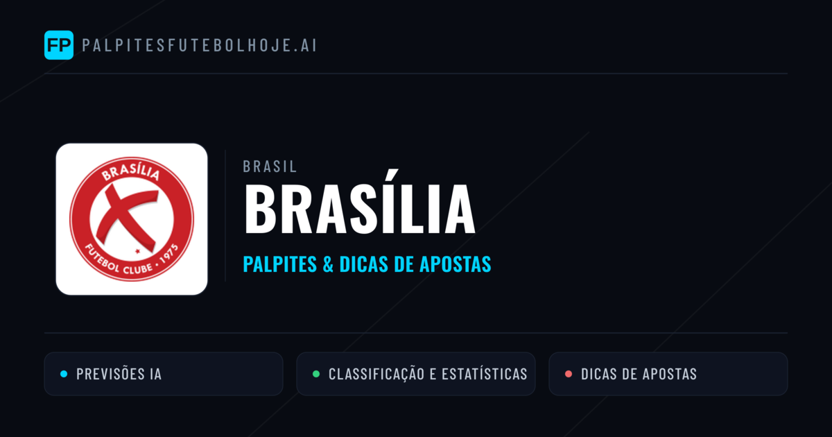 Brasília Palpites & Estatísticas