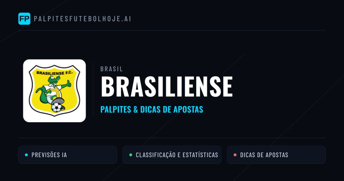 Brasiliense Palpites & Estatísticas
