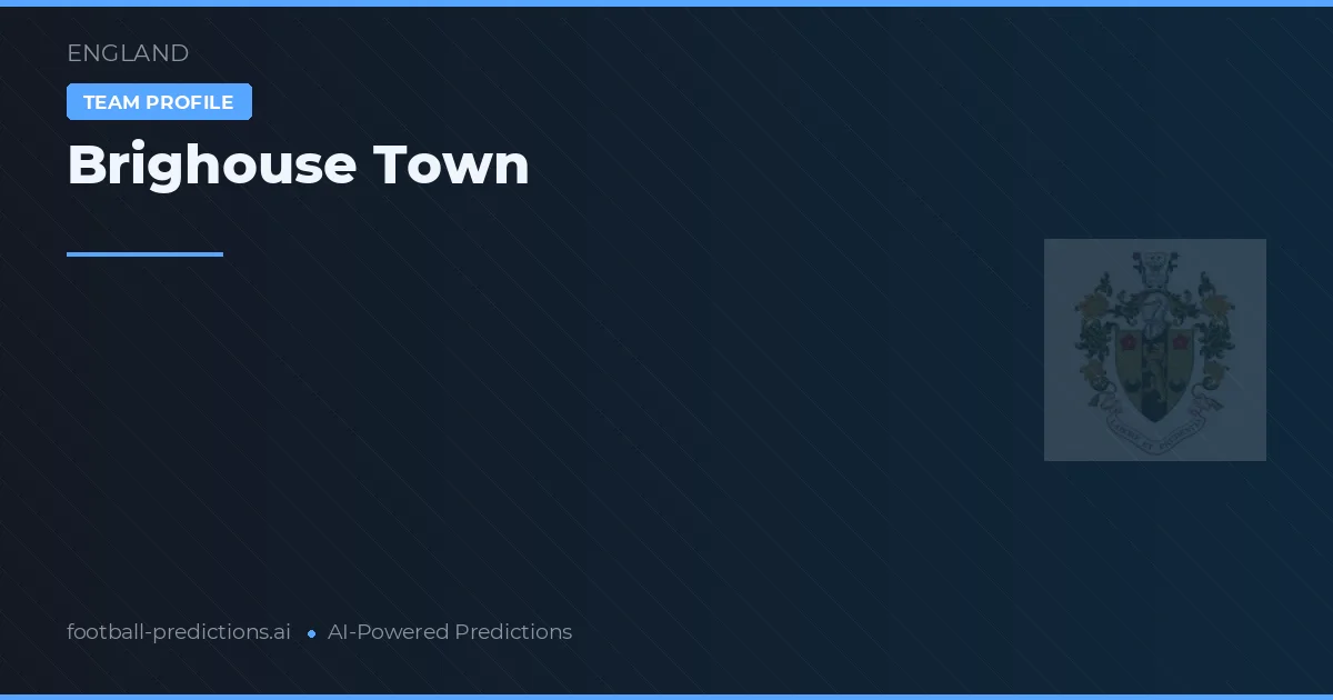 Brighouse Town Palpites & Estatísticas