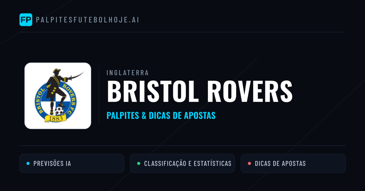 Bristol Rovers Palpites & Estatísticas