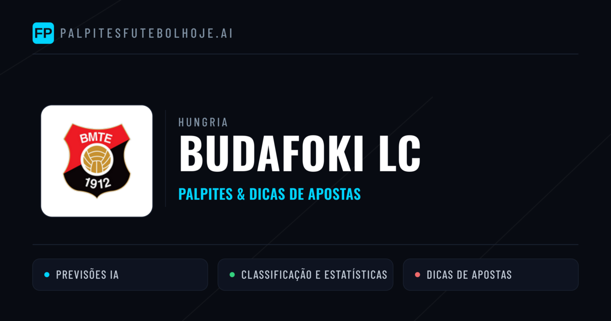 Budafoki LC Palpites & Estatísticas
