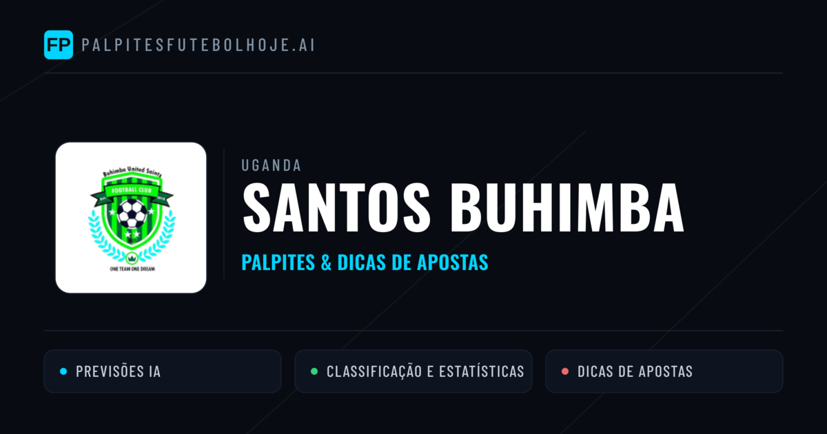 Santos Buhimba Palpites & Estatísticas