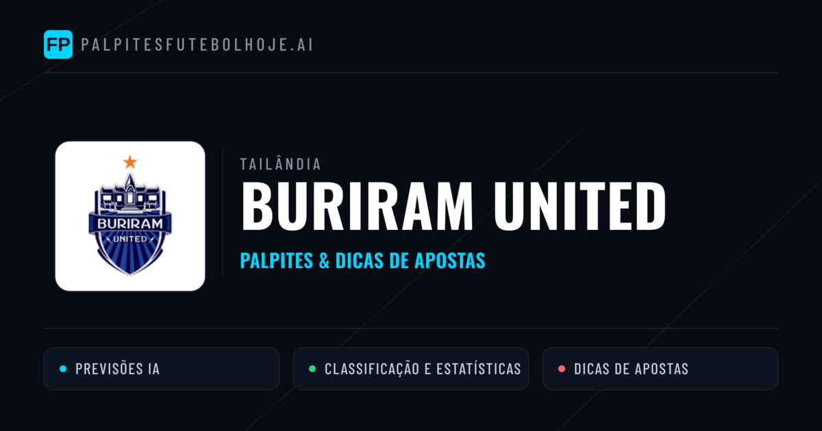 Buriram United Palpites & Estatísticas