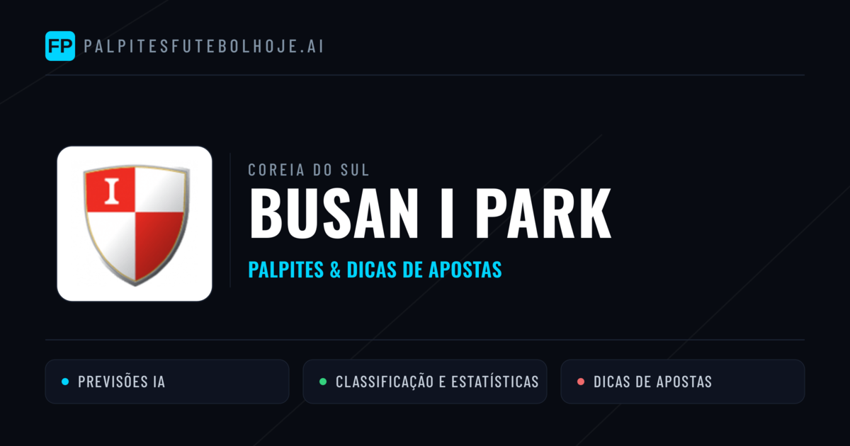 Busan I Park Palpites & Estatísticas