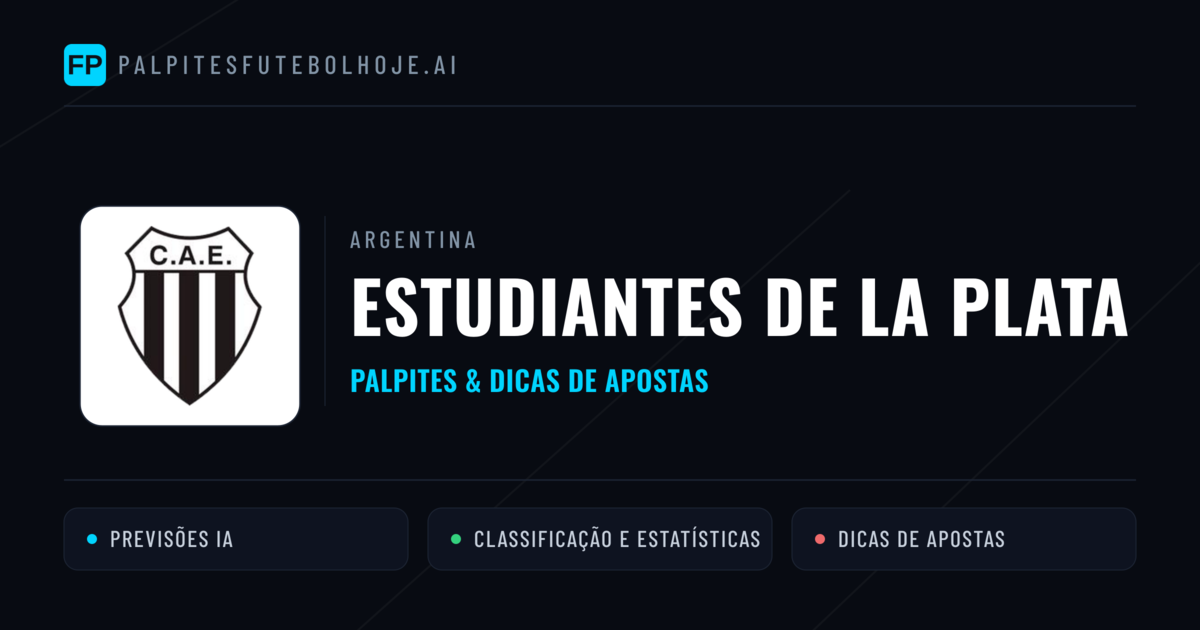 Estudiantes de La Plata Palpites & Estatísticas