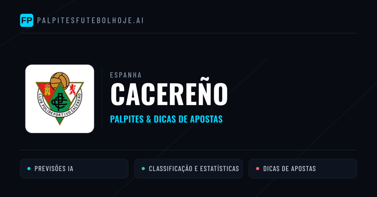 Cacereño Palpites & Estatísticas