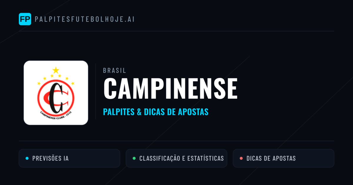 Campinense Palpites & Estatísticas
