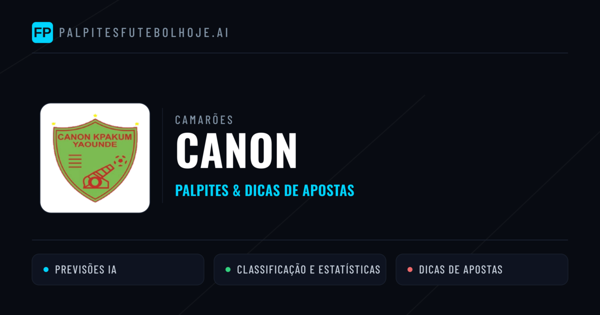 Canon Palpites & Estatísticas
